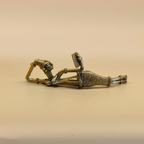 Dhokra Woman Reading