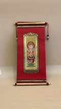 Patachitra Design Envelope Scroll - Ganesha